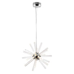 Safavieh Gema Led Pendant, PND4103 - Chrome/Clear