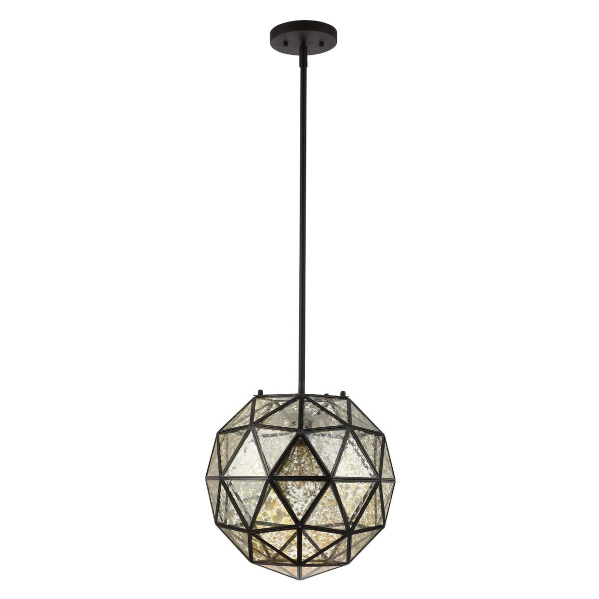 Safavieh Henlin Pendant, PND4107 - Black/Clear