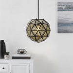 Safavieh Henlin Pendant, PND4107 - Black/Clear