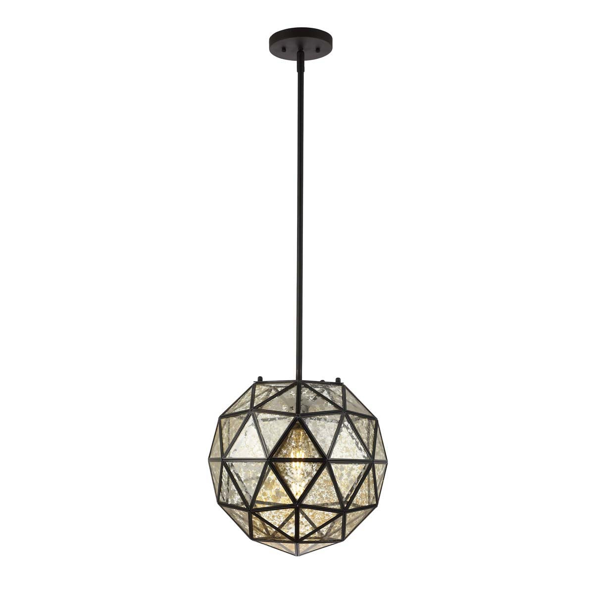 Safavieh Henlin Pendant, PND4107 - Black/Clear