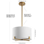 Safavieh Presta Pendant, PND4110 - Brass