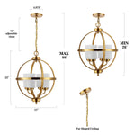 Safavieh Forler Pendant , PND4117 - Brass