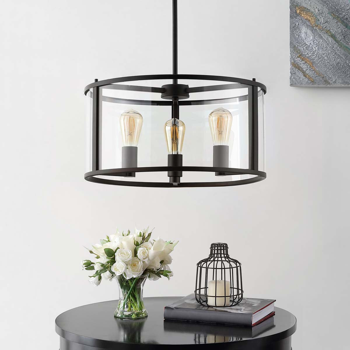 Safavieh Relom Pendant , PND4121 - Black