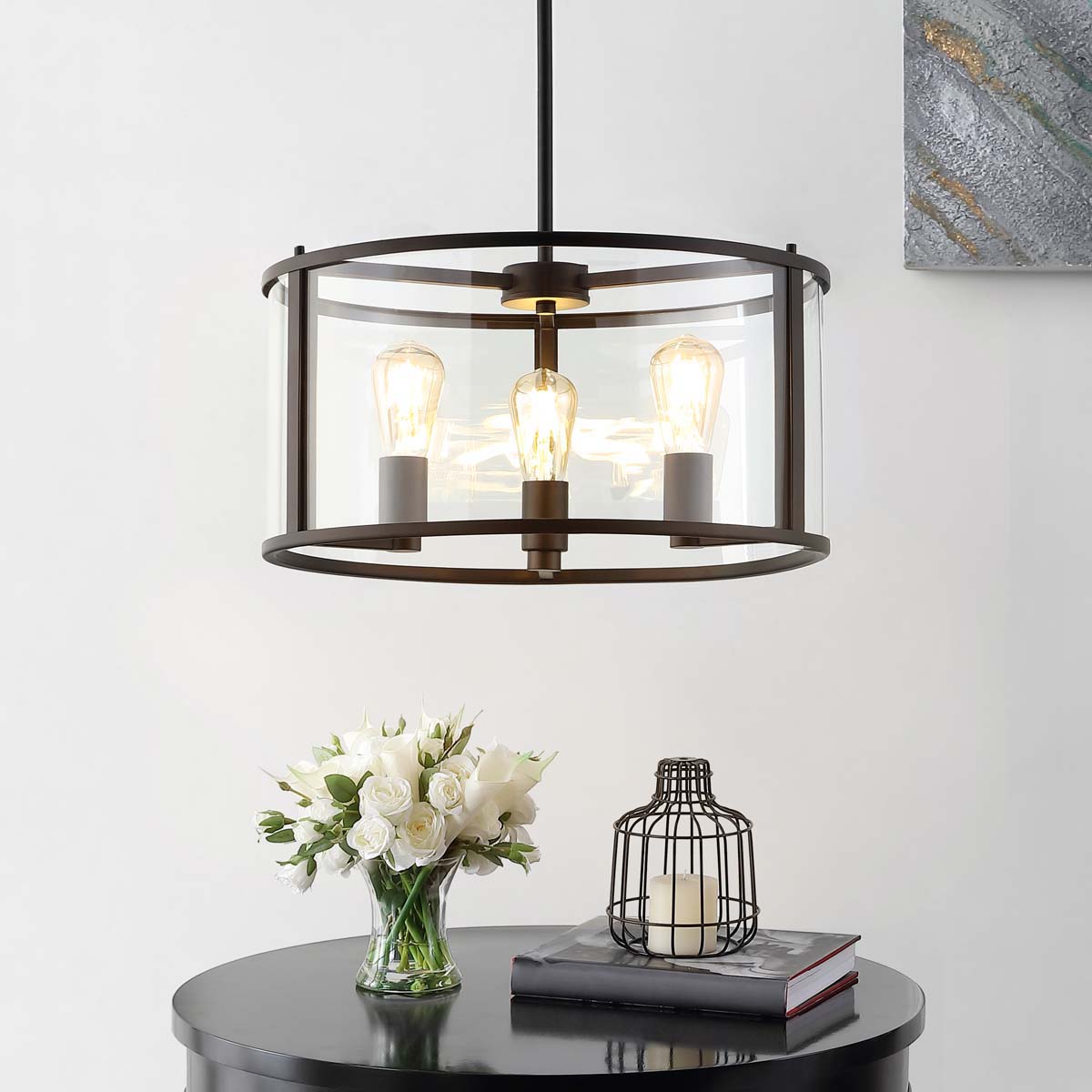 Safavieh Relom Pendant , PND4121 - Black