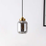 Safavieh Ethyx Pendant , PND4143 - Smoke Grey / Brass