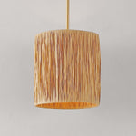 Safavieh Saija 9 Inch Extendable Pendant , PND4189 - Natural / Gold