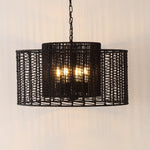 Safavieh Brynora 4 Light Extendable Pendant , PND4190 - Black