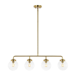 Safavieh Morella 4 Light 33 Inch Metal Pendant , PND4206