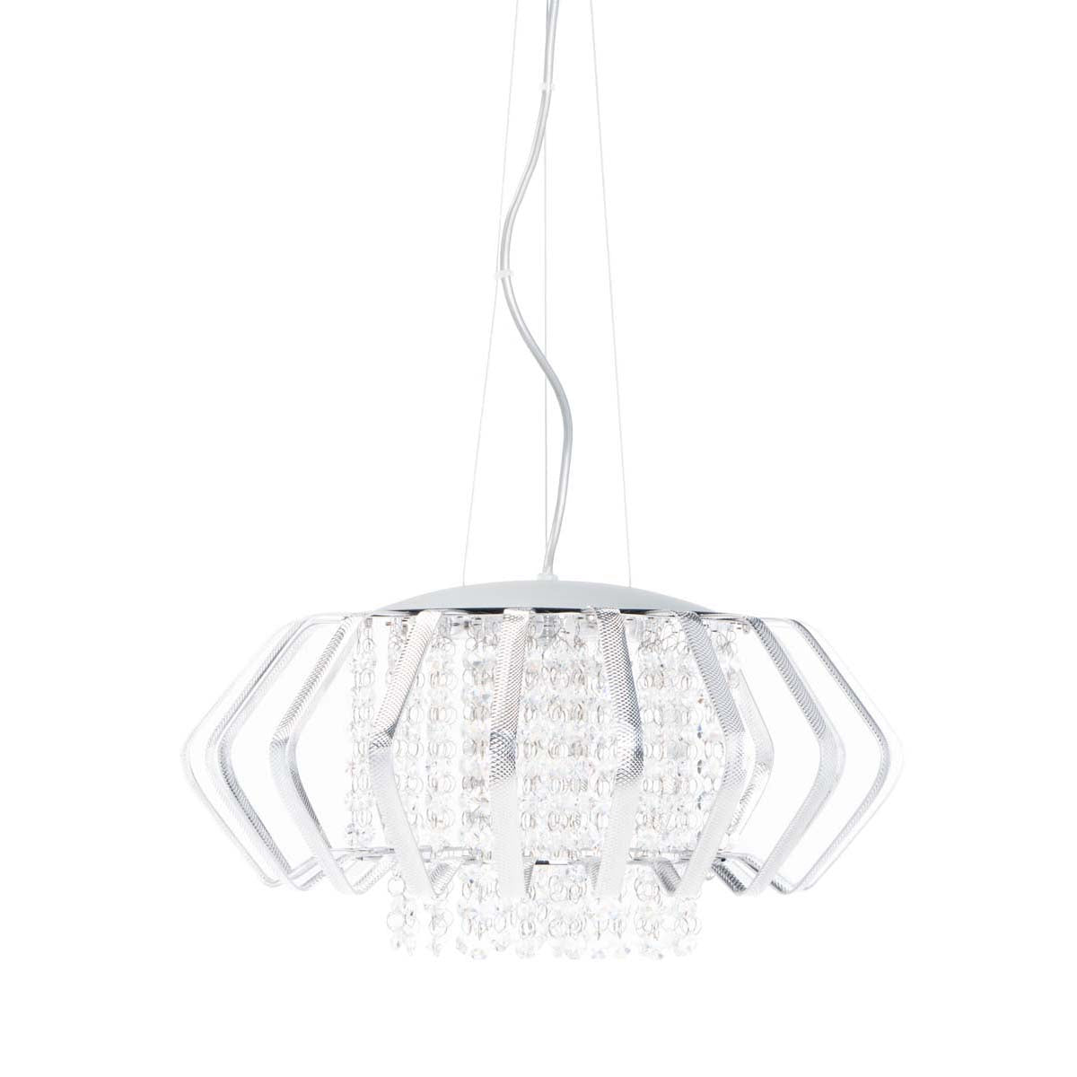 Safavieh Fania Pendant, PND6005 - Chrome/Silver