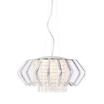Safavieh Fania Pendant, PND6005 - Chrome/Silver