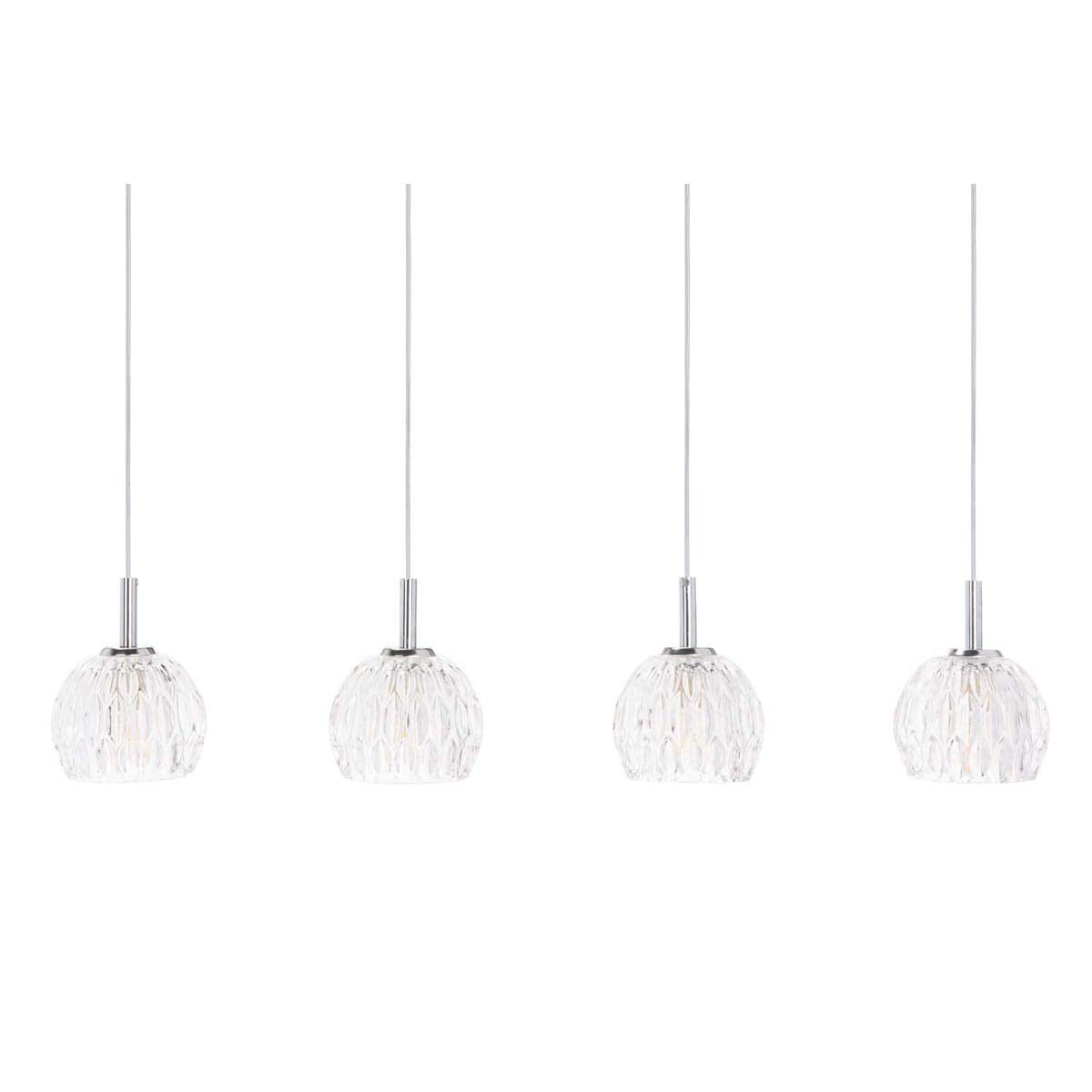 Safavieh Lanson Pendant, PND6008 - Chrome/Clear