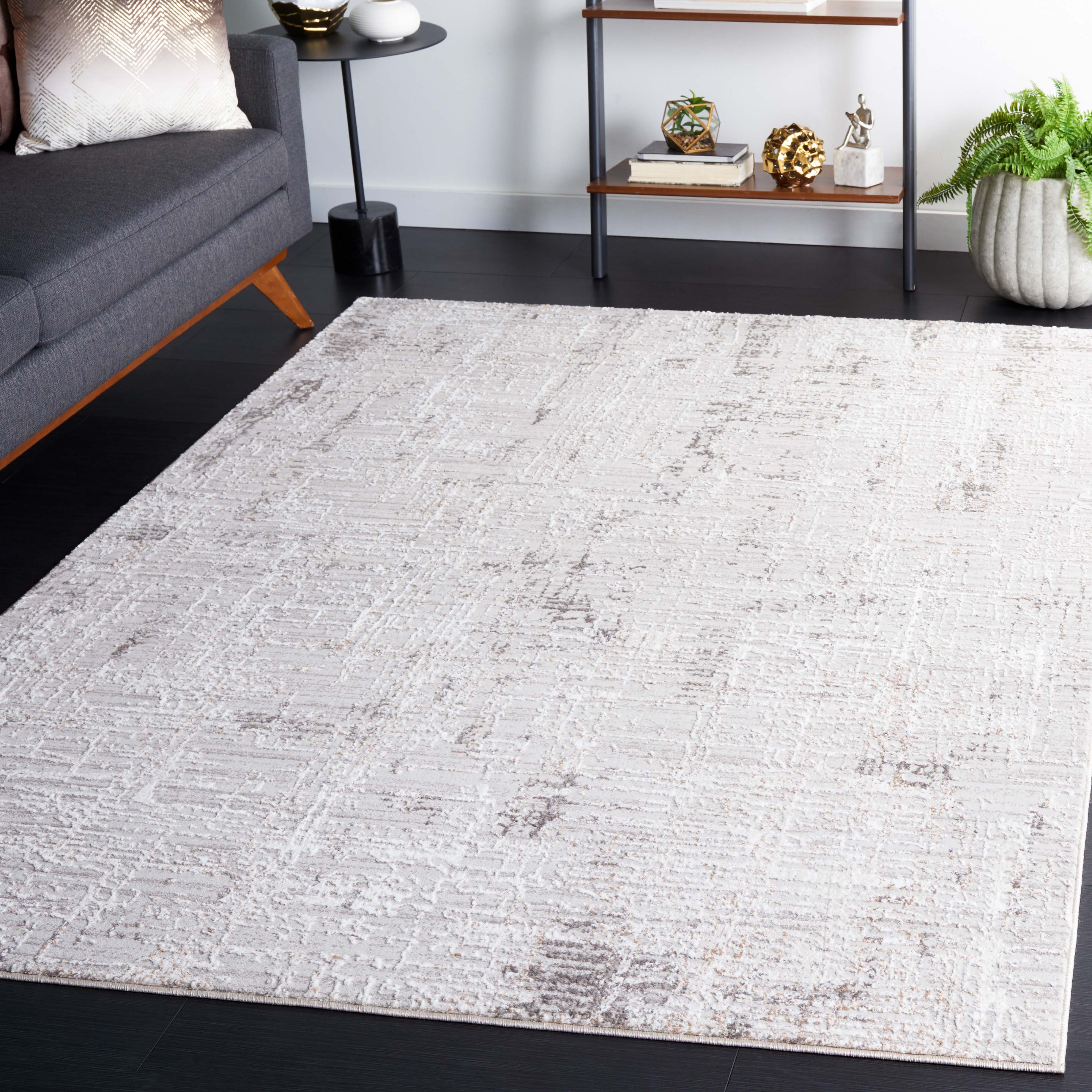 Safavieh Parker 100 Rug, PRK100 - Taupe / Ivory Grey