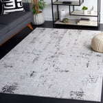 Safavieh Parker 100 Rug, PRK100 - Light Grey / Black
