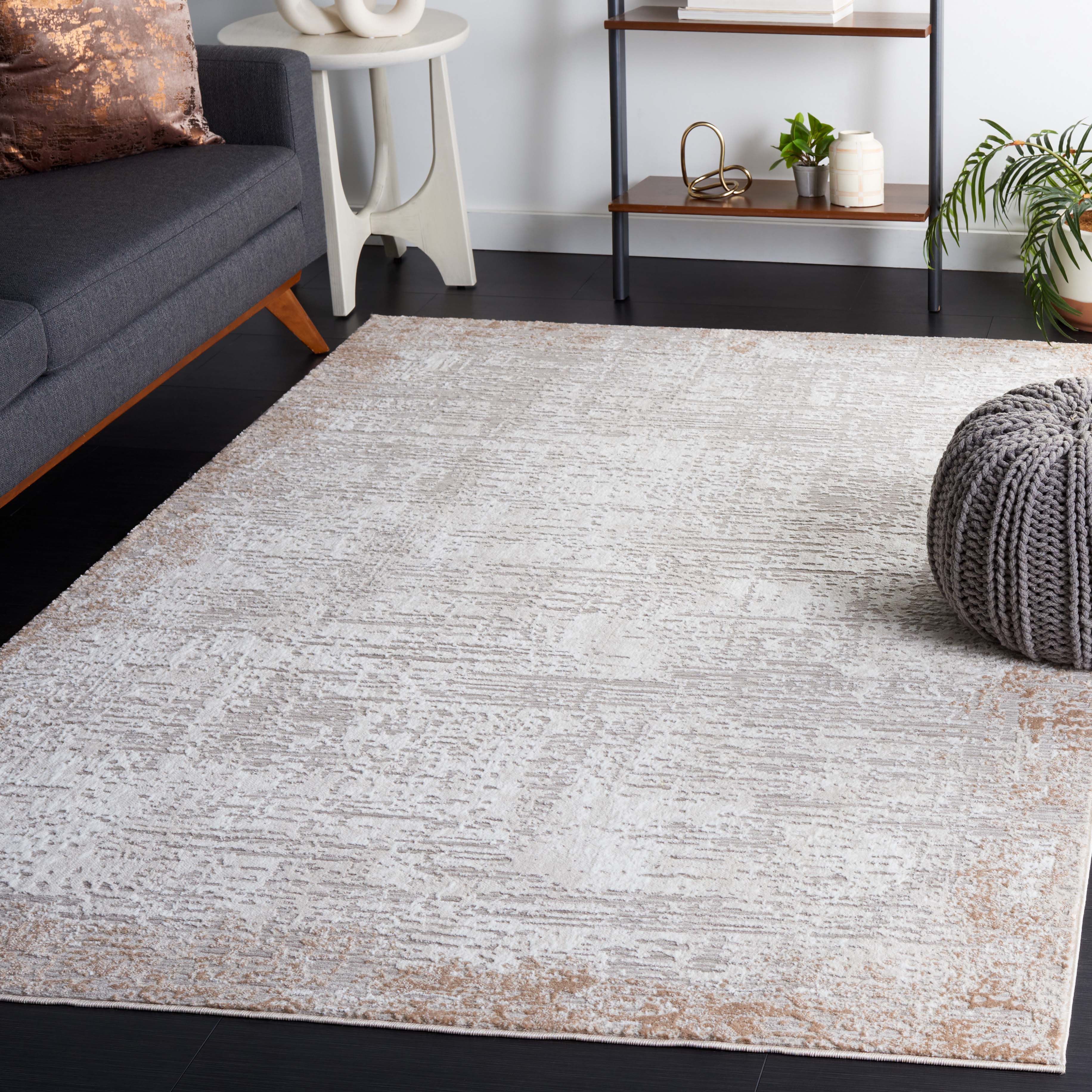 Safavieh Parker 101 Rug, PRK101 - Taupe / Grey Gold