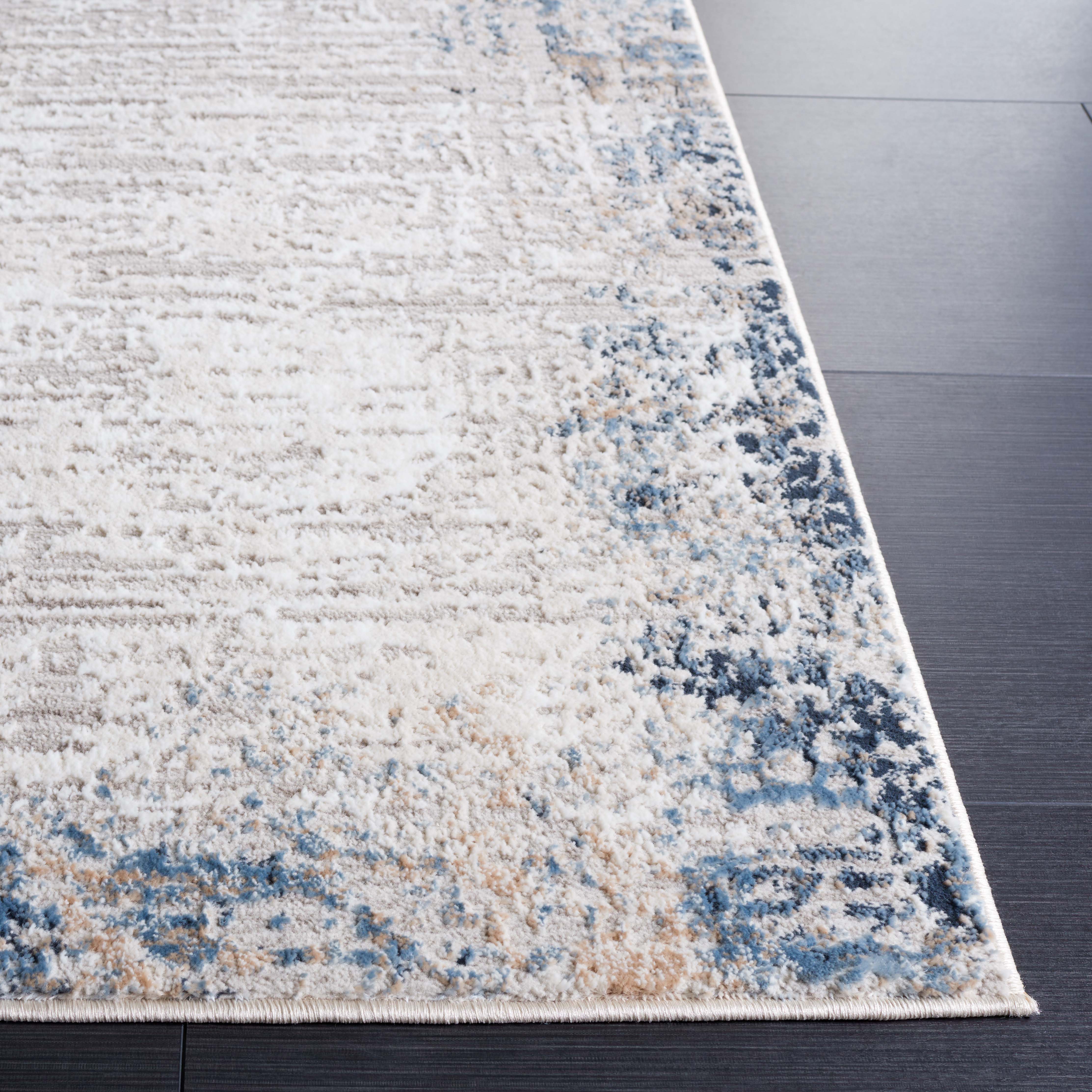 Safavieh Parker 101 Rug, PRK101 - Taupe / Ivory Blue