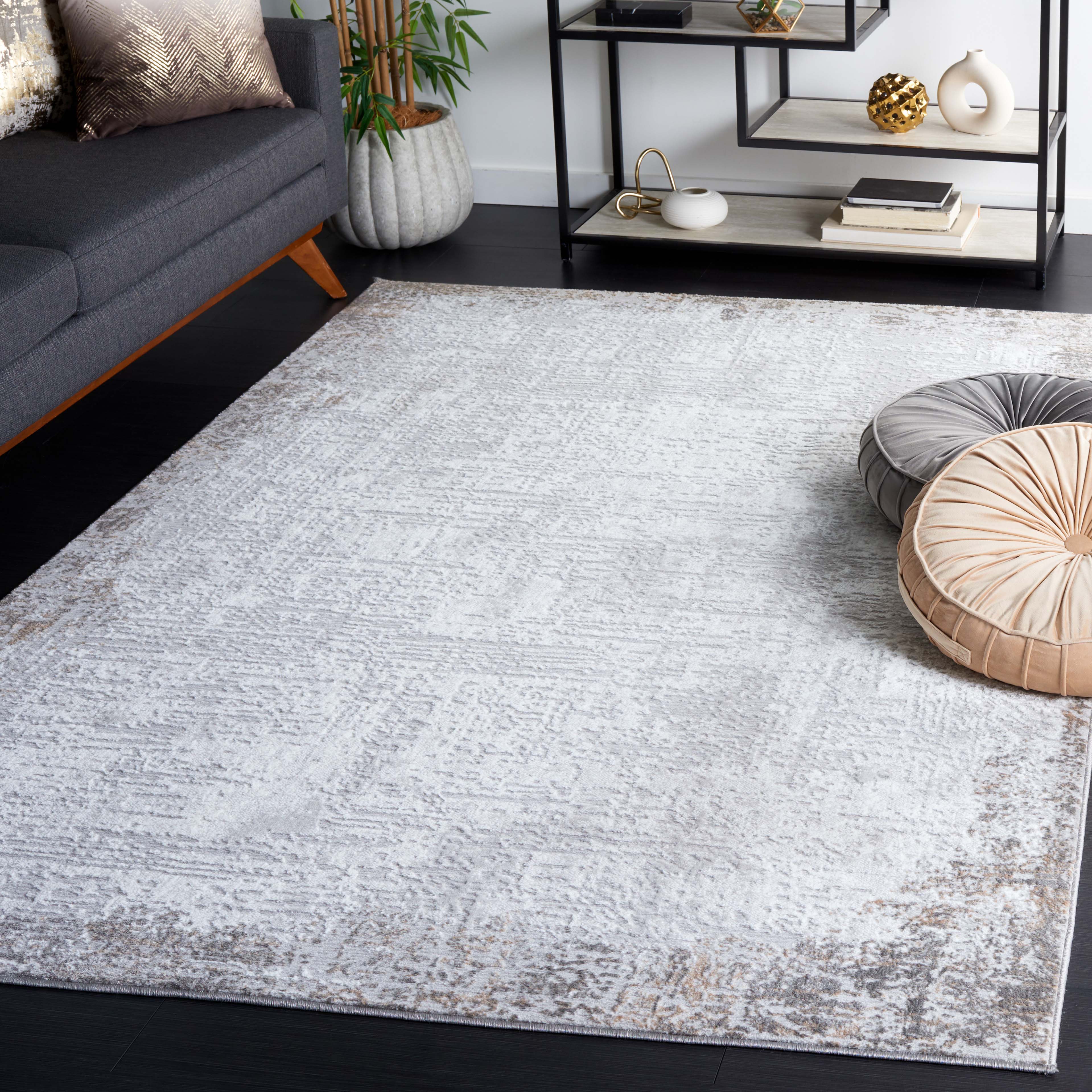 Safavieh Parker 101 Rug, PRK101 - Grey / Ivory