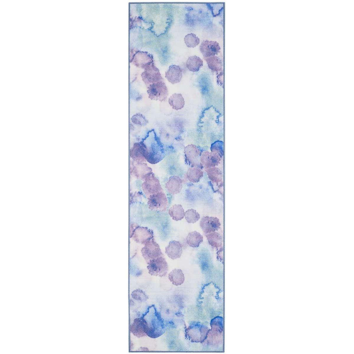 Safavieh Paint Brush Machine Washable 120 Rug, PTB120 - Blue / Lavender