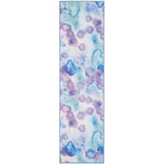 Safavieh Paint Brush Machine Washable 120 Rug, PTB120 - Blue / Lavender