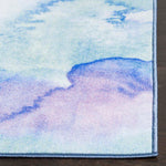 Safavieh Paint Brush Machine Washable 120 Rug, PTB120 - Blue / Lavender