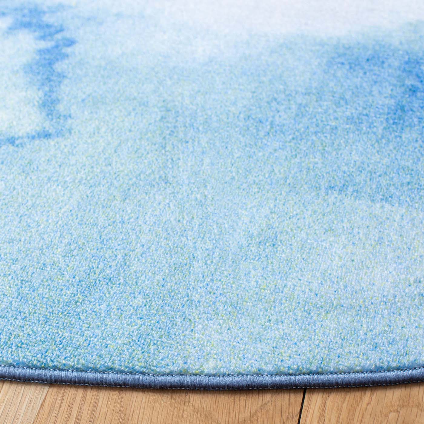 Safavieh Paint Brush Machine Washable 120 Rug, PTB120 - Blue / Lavender