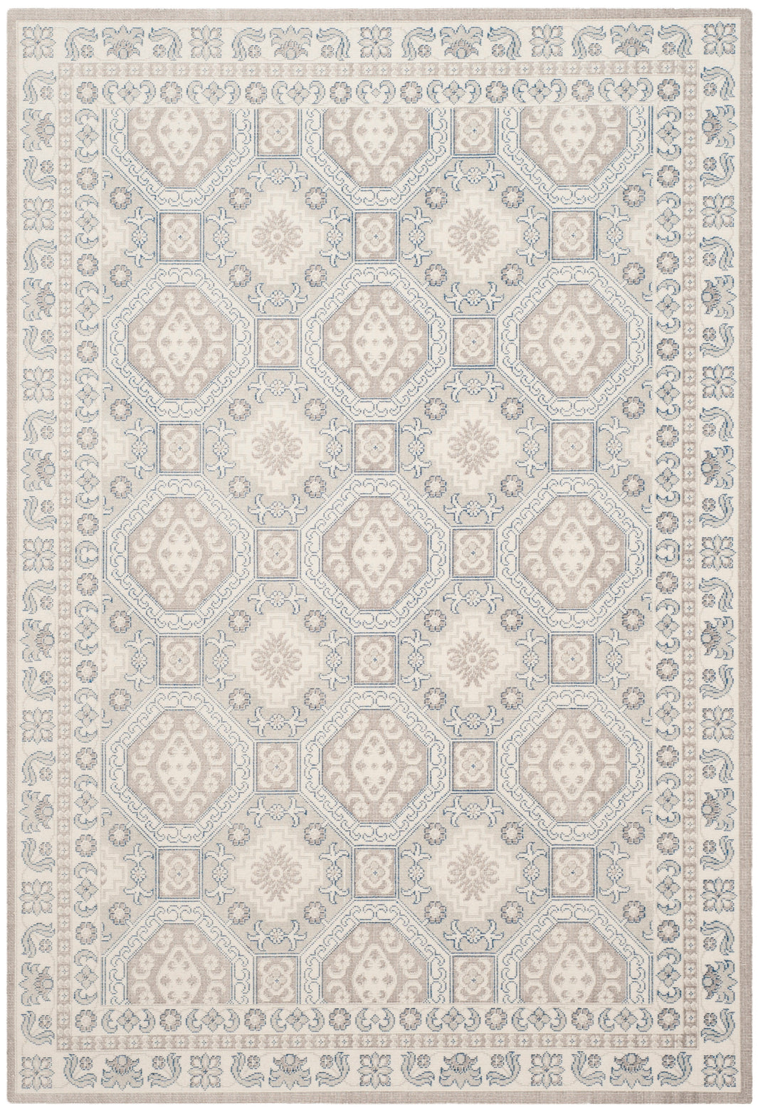 Safavieh Patina 320 Rug, PTN320 - Light Grey / Ivory