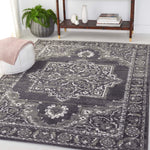 Safavieh Pyramid 214 Rug, PYR214 - Charcoal / Ivory