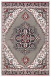 Safavieh Pyramid 215 Rug, PYR215 - Grey/Ivory / Rust