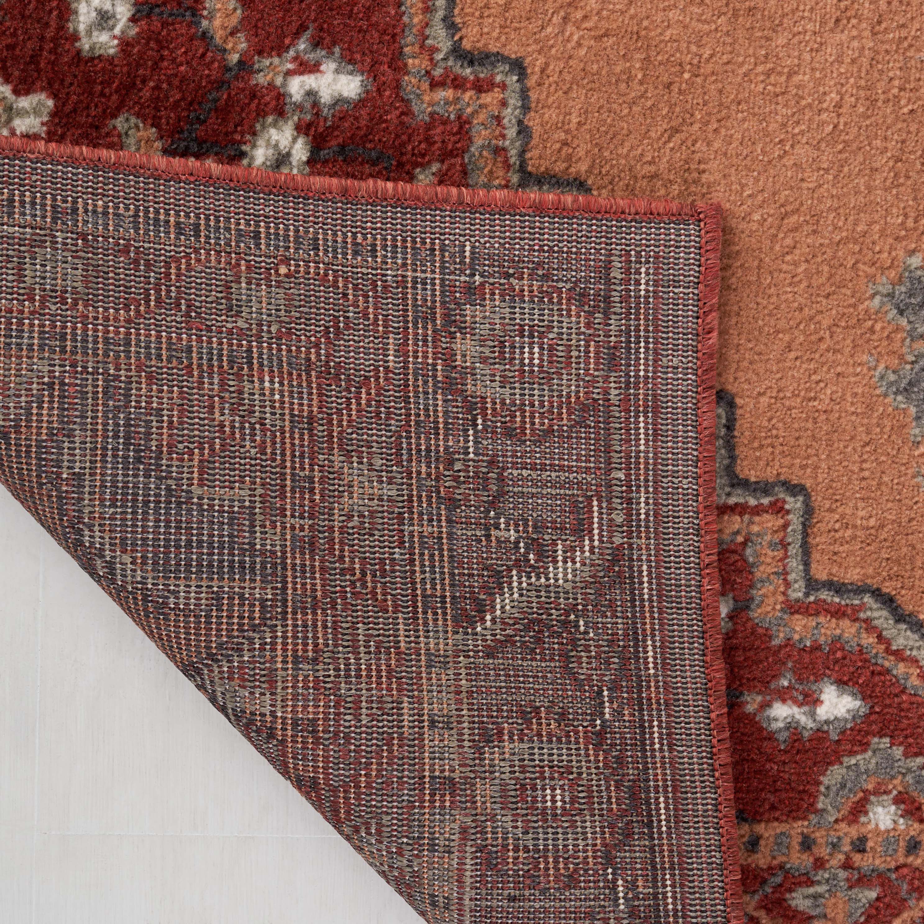 Safavieh Pyramid 215 Rug, PYR215 - Rust / Ivory Grey