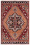Safavieh Pyramid 215 Rug, PYR215 - Rust / Ivory Grey