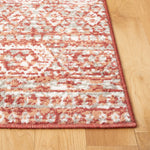 Safavieh Pyramid 218 Rug, PYR218 - Rust / Ivory Grey