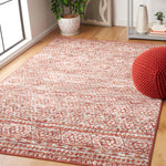 Safavieh Pyramid 218 Rug, PYR218 - Rust / Ivory Grey