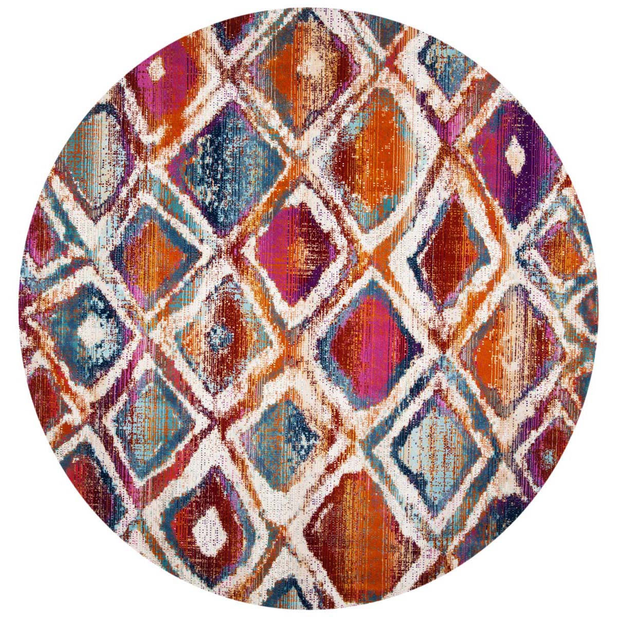 Safavieh Radiance 109 Rug, RAD109 - Cream / Rust