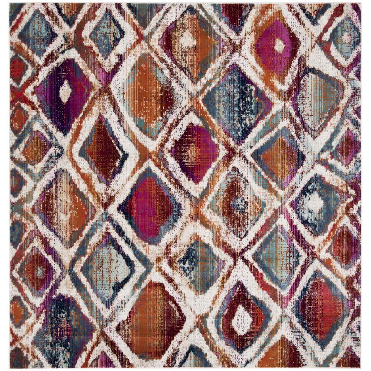 Safavieh Radiance 109 Rug, RAD109 - Cream / Rust
