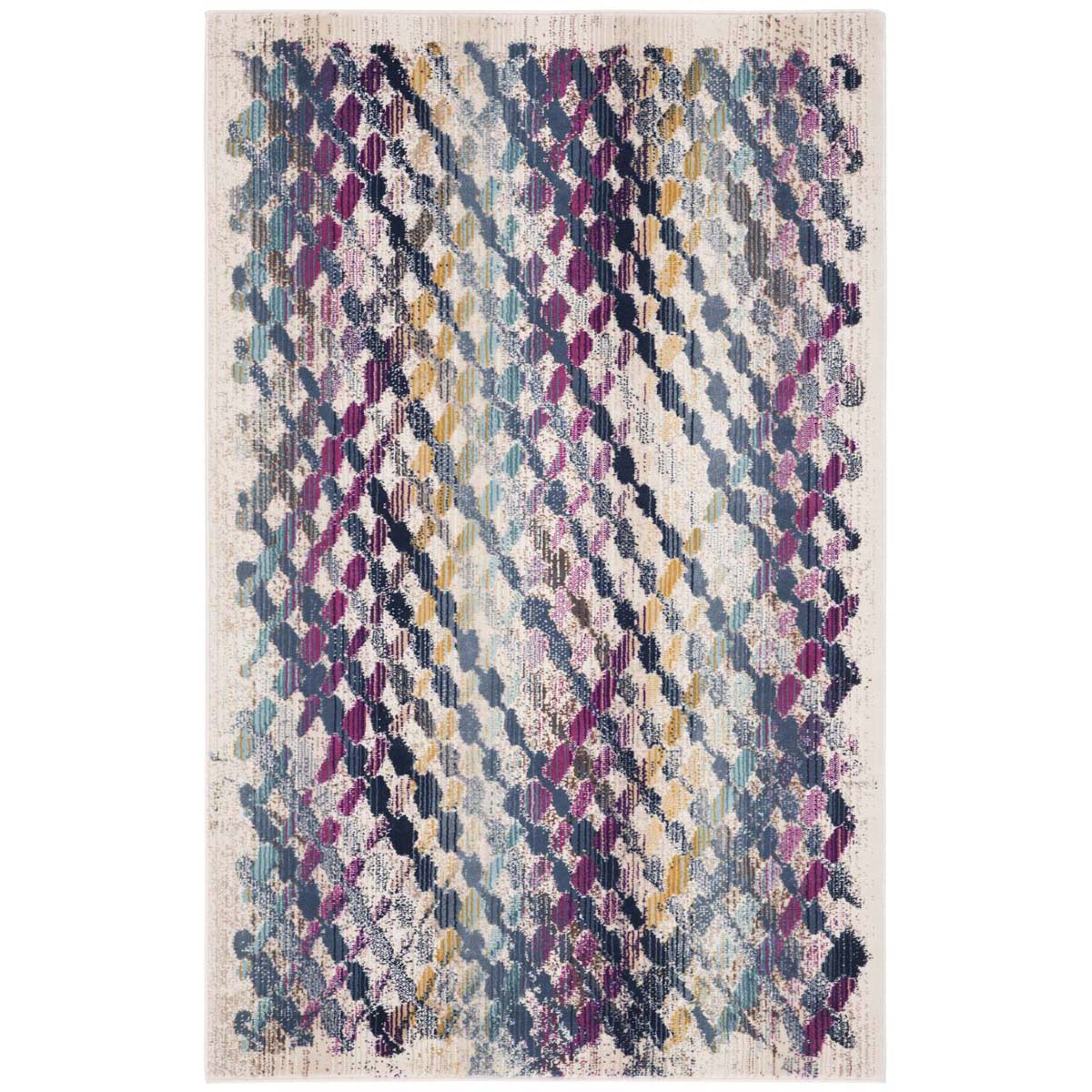 Safavieh Radiance 132 Rug, RAD132 - Cream / Magenta