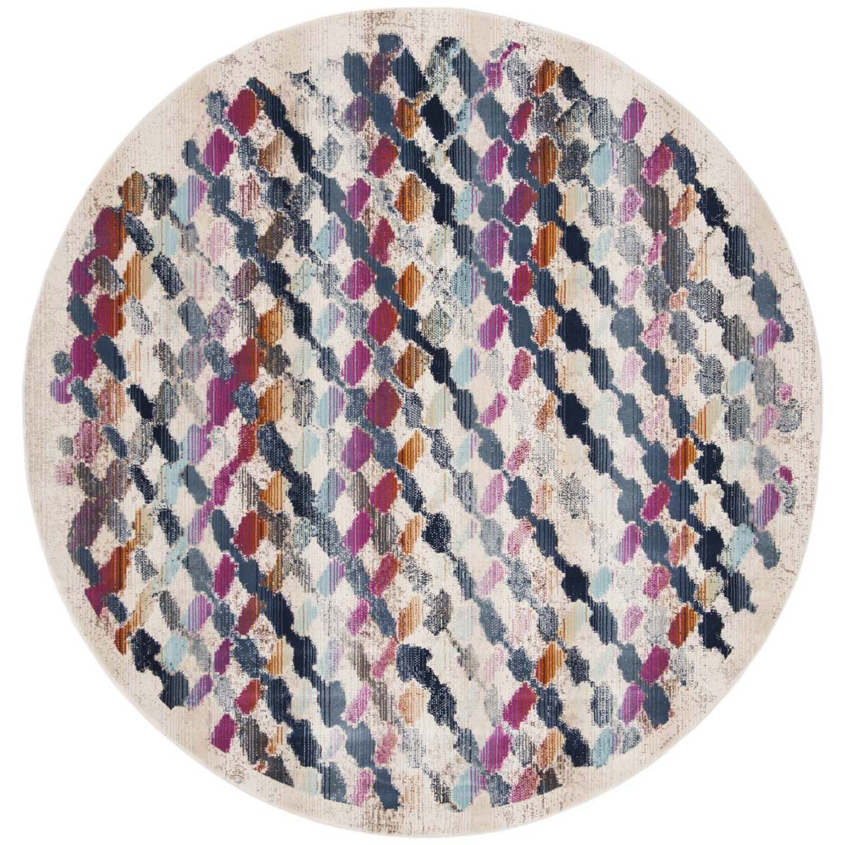 Safavieh Radiance 132 Rug, RAD132 - Cream / Magenta