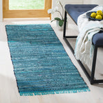 Safavieh Rag Rug 121 Rug, RAR121 - Blue / Multi