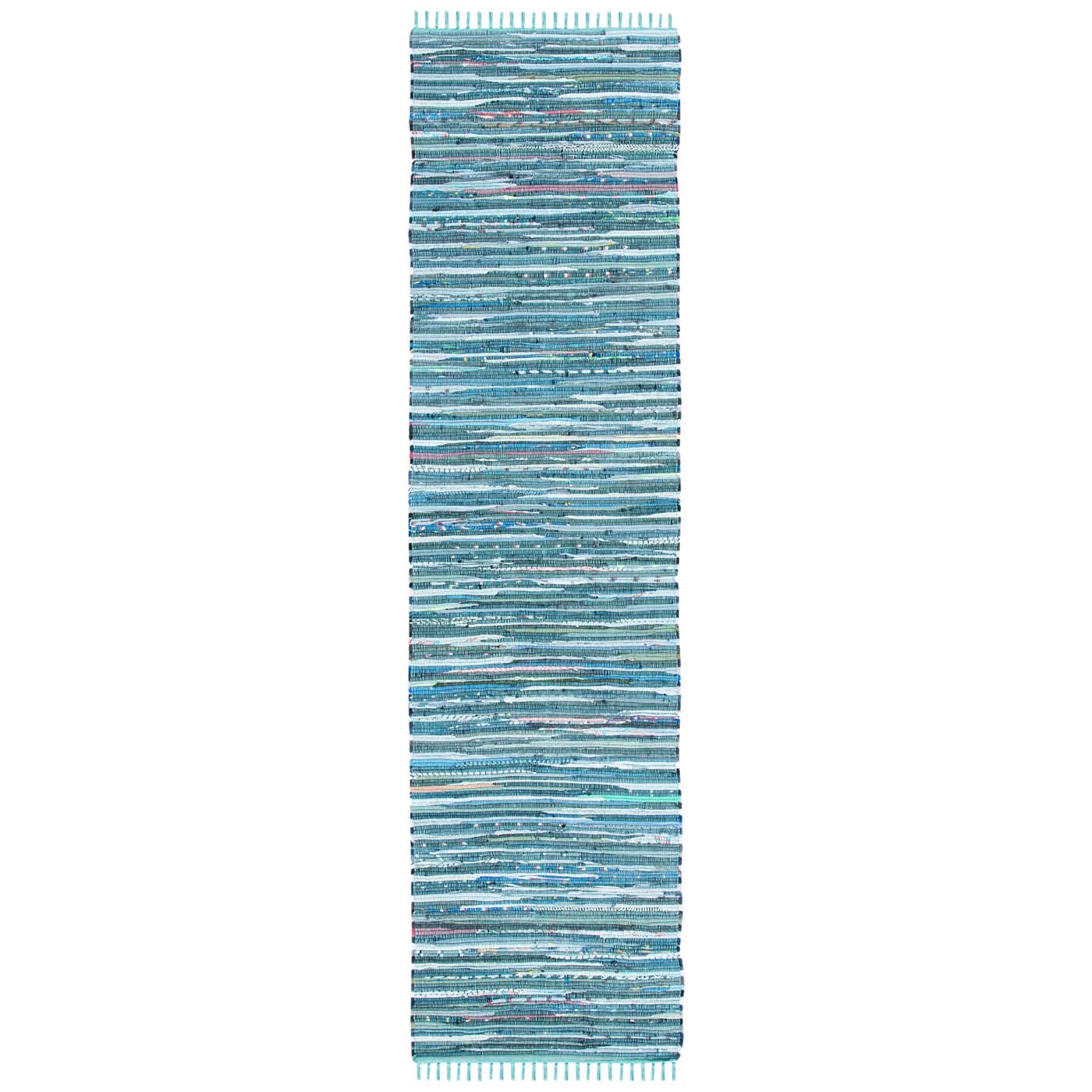 Safavieh Rag Rug 121 Rug, RAR121 - Blue / Multi