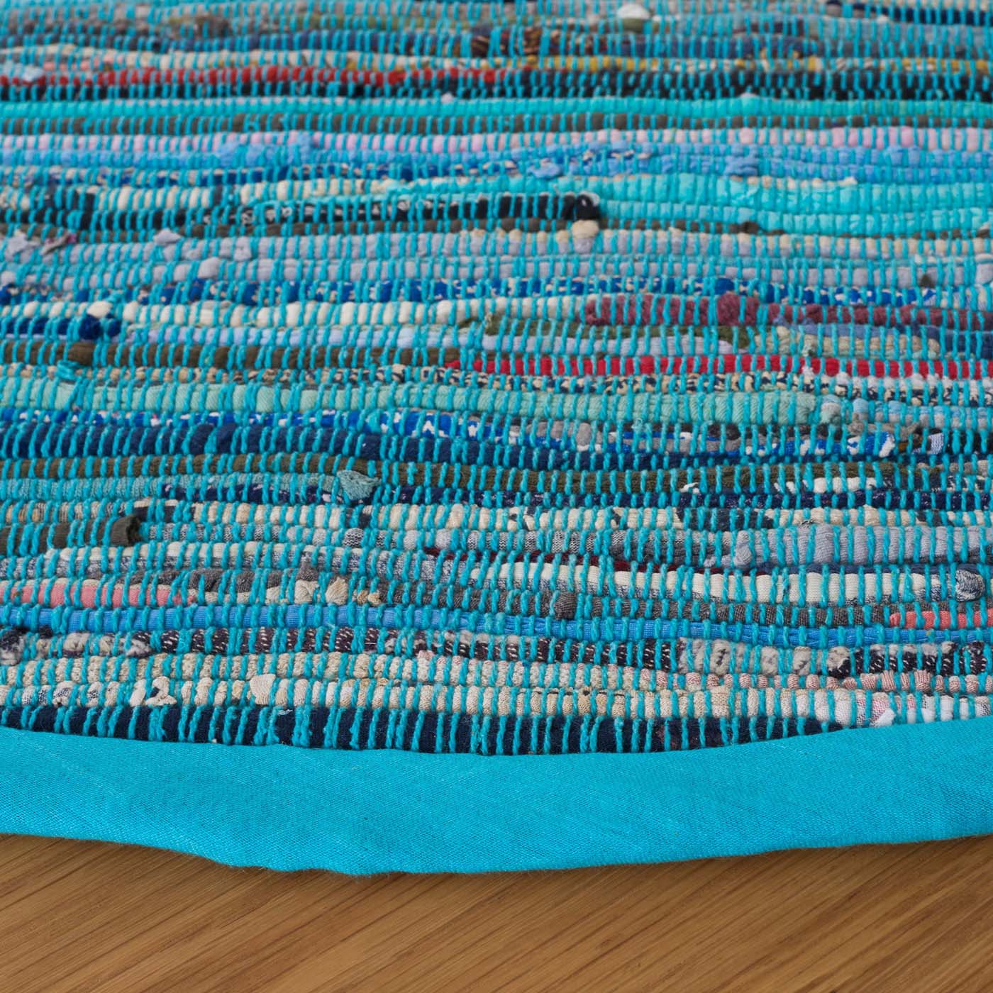 Safavieh Rag Rug 121 Rug, RAR121 - Blue / Multi