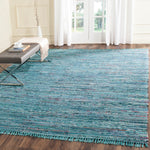 Safavieh Rag Rug 121 Rug, RAR121 - Blue / Multi