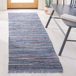 Safavieh Rag Rug 121 Rug, RAR121 - Purple / Multi