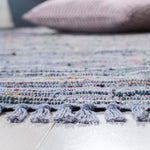 Safavieh Rag Rug 121 Rug, RAR121 - Purple / Multi