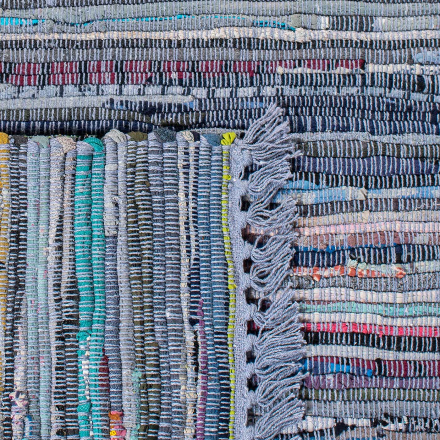 Safavieh Rag Rug 121 Rug, RAR121 - Purple / Multi