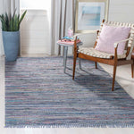 Safavieh Rag Rug 121 Rug, RAR121 - Purple / Multi