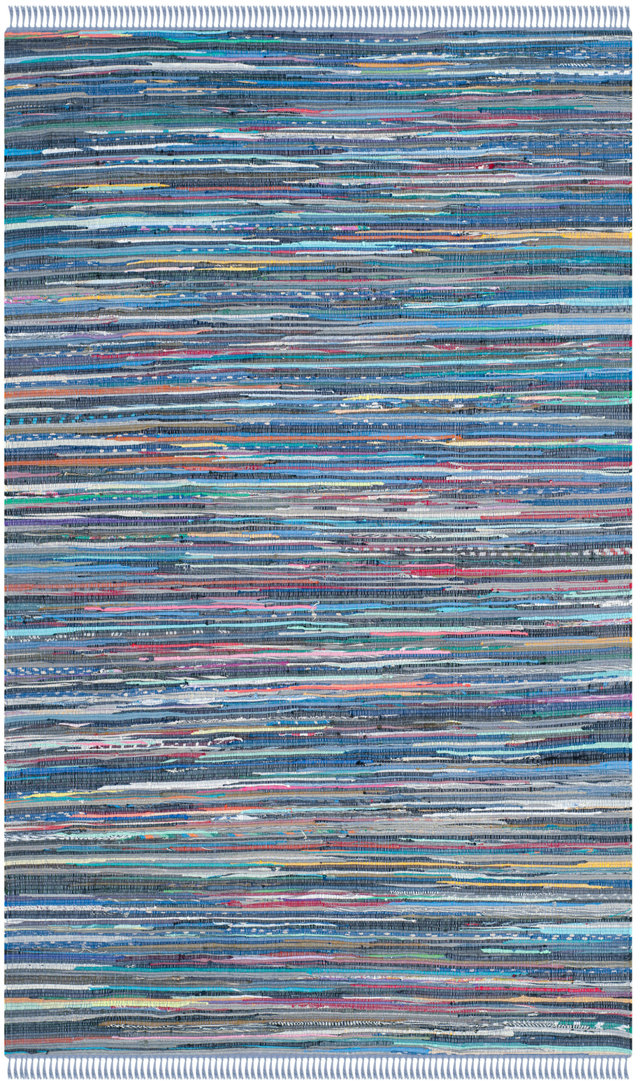 Safavieh Rag Rug 121 Rug, RAR121 - Purple / Multi