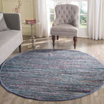 Safavieh Rag Rug 121 Rug, RAR121 - Purple / Multi
