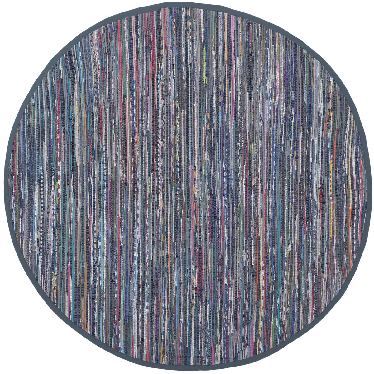 Safavieh Rag Rug 121 Rug, RAR121 - Purple / Multi