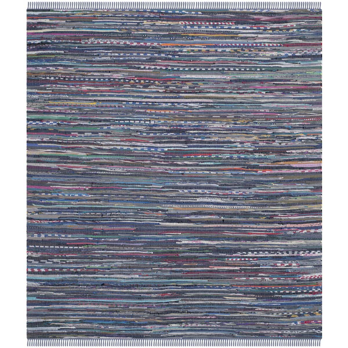 Safavieh Rag Rug 121 Rug, RAR121 - Purple / Multi