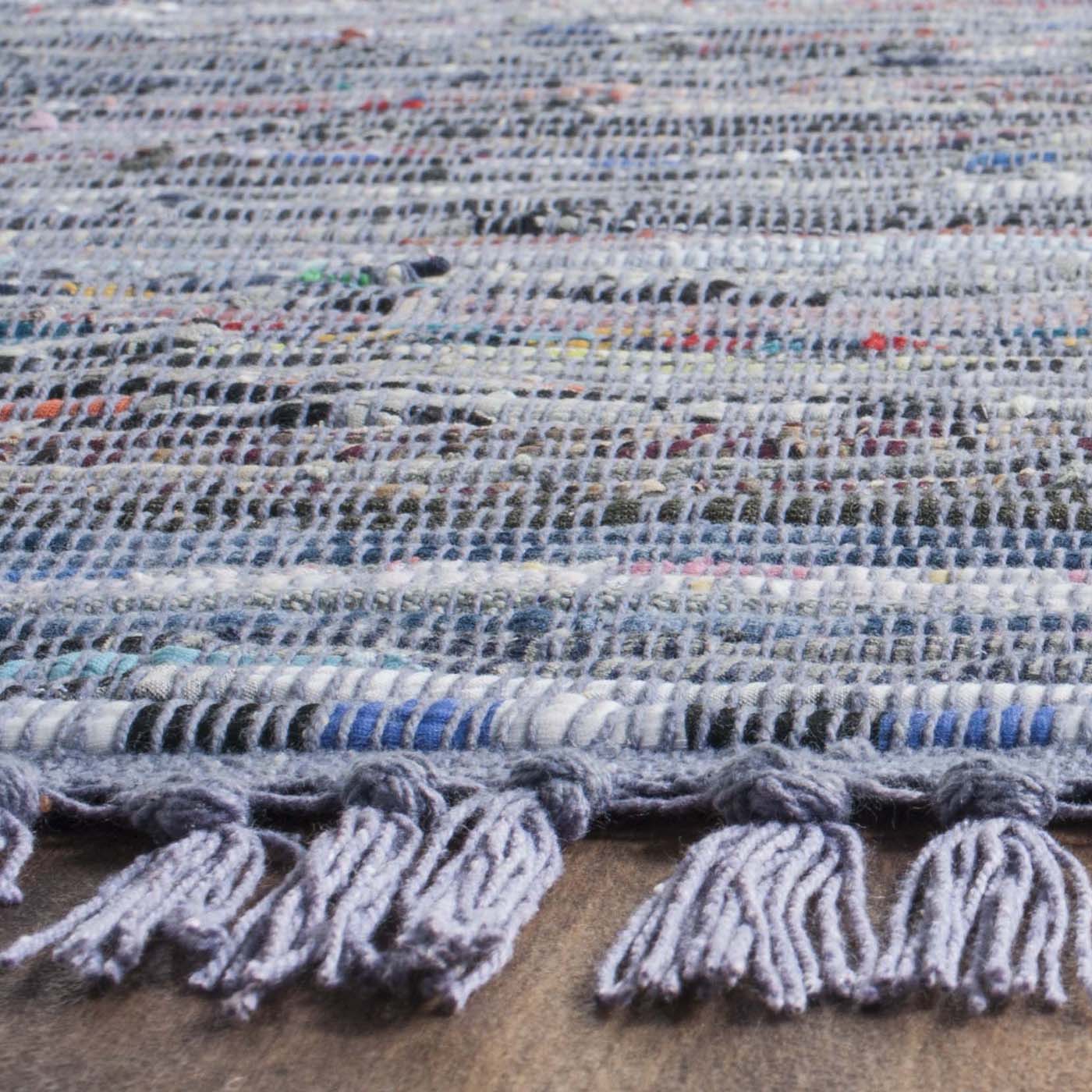 Safavieh Rag Rug 121 Rug, RAR121 - Purple / Multi