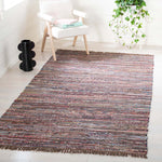 Safavieh Rag Rug 121 Rug, RAR121 - Rust / Multi