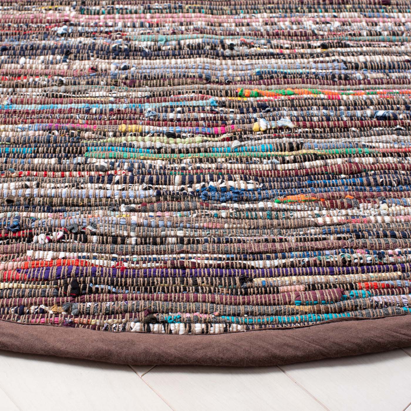 Safavieh Rag Rug 121 Rug, RAR121 - Rust / Multi